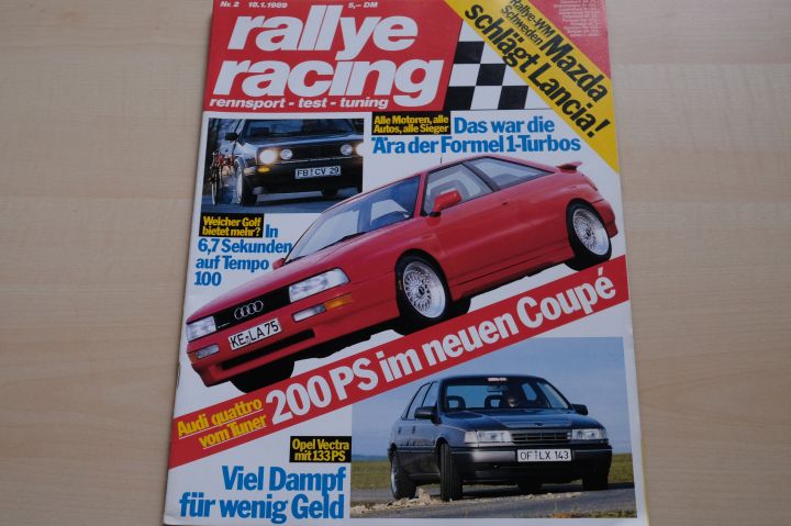 Deckblatt Rallye Racing (02/1989)